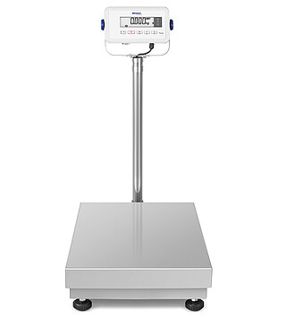 Picture shows a bench scale Puro® with indicator 
