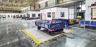 Precise weighing solution for fully automated airport-cargo station