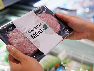 Picture showing a product of plant based minced meat