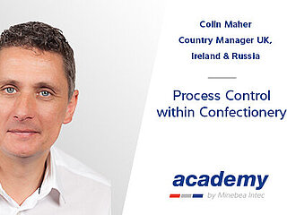 Thumbnail for webinar How you can ensure your processes within the Confectionery production best possible held by Colin Maher